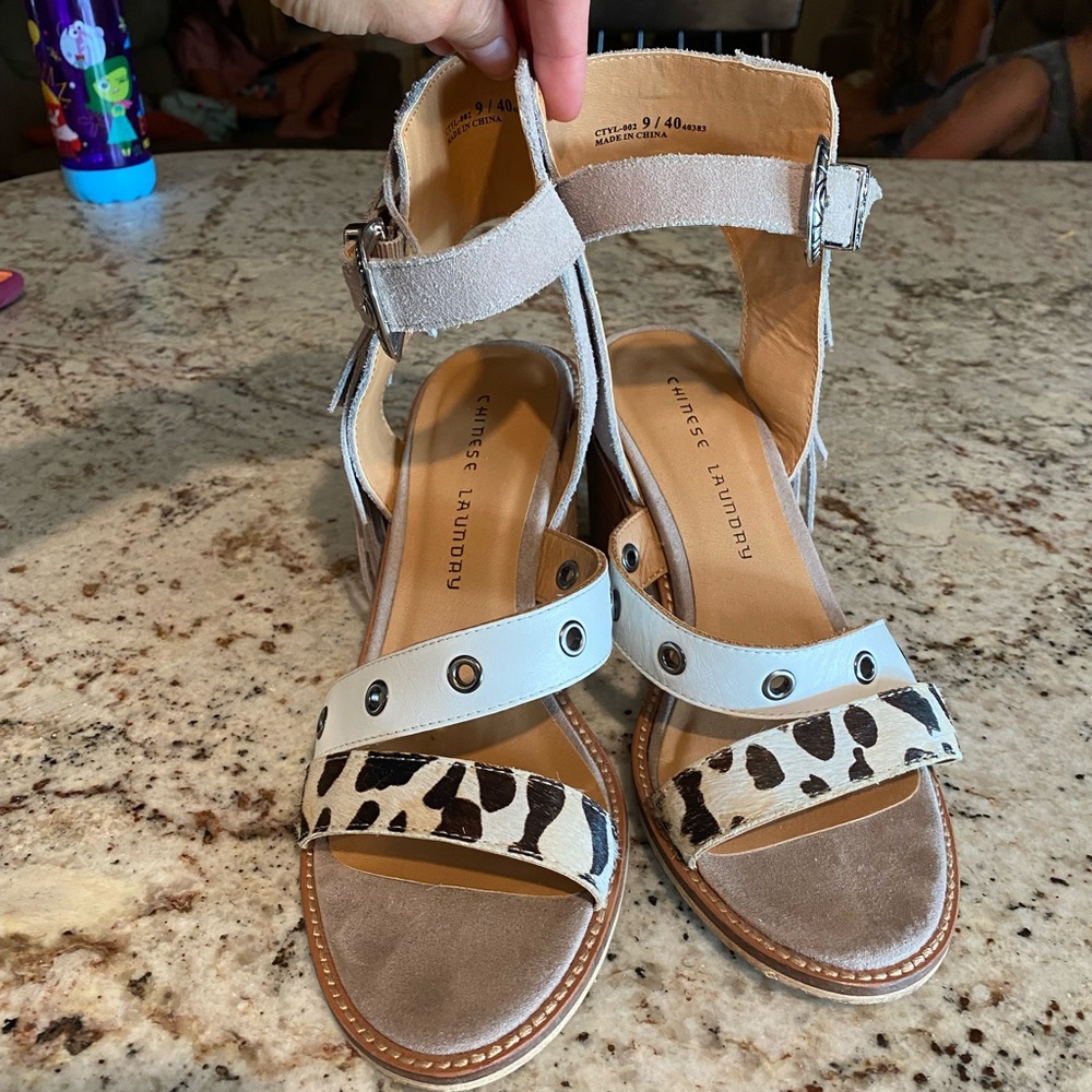 Chinese Laundry block heels